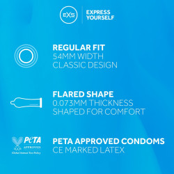 EXS Préservatifs Regular 54mm x100